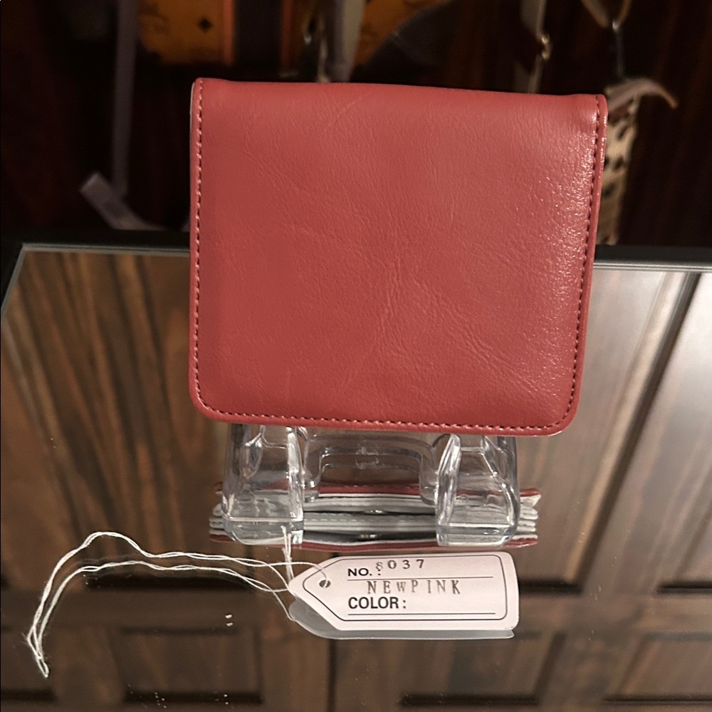 Salmon colored Wallet